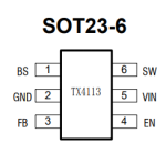 DC-DC转换电源管理芯片-TX4113的解决方案
